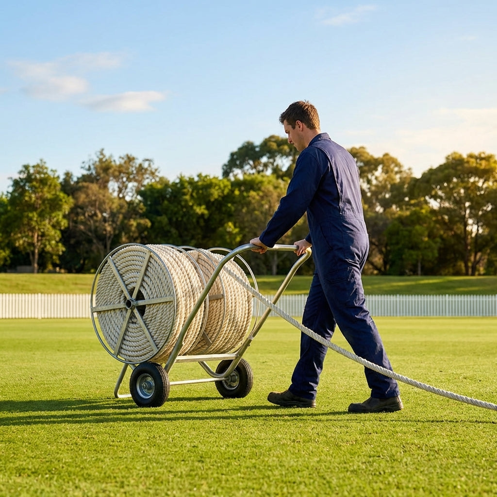 Steel Boundary Rope Trolley – Heavy Duty