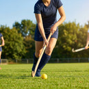 Field Hockey Ball in Fluro Yellow made from Grade 1 PVC