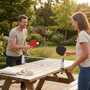 Table Tennis Set with 6 Plywood Bats in Black and Red - product detail