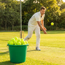 Cricket training balls pack with bucket for indoor and outdoor use