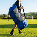 Football Tube Ball Bag in nylon and mesh for training and match use