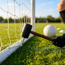 Rubber peg mallet with durable head for sports net setup - product detail
