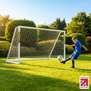 6ft x 4ft football goal post made of durable uPVC for outdoor play