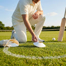Cricket fielding discs, 6-inch white plastic discs for club matches - product detail