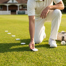 White run-up marker discs for cricket in 6cm size