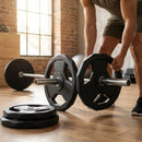 Olympic weight plates with PU coating, various weights