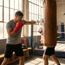 Boxing gloves in multiple colours made of PU leather for combat sports