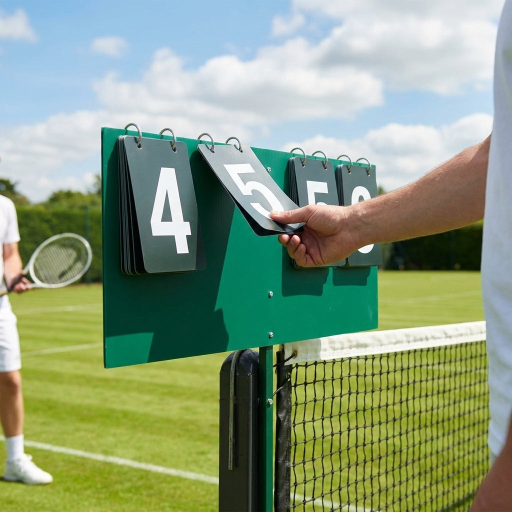 Scoreboard Posts Tennis Post Scoreboard – High Visibility & Durable