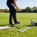 Steel line marking stakes for sports fields