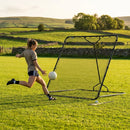Football and hurling rebounder set up for training