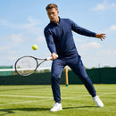 Men's quarter zip tracksuit in lightweight polyester - product detail