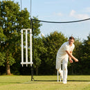 Cricket hanging wicket target with durable netting for bowling practice - product detail