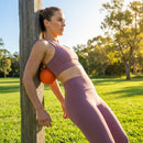 Solid rubber massage ball in various colours for muscle relief