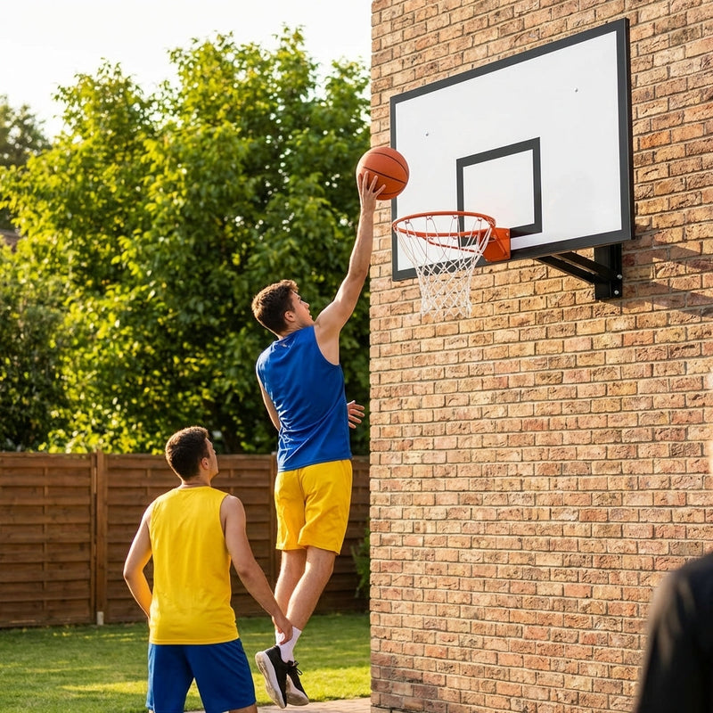 Adjustable Wall Mounted Basketball Backboard