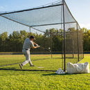 60ft baseball batting cage net made from UV stabilised twine for outdoor use - product detail