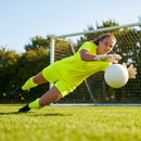 Women’s polyester goalkeeper shorts in vibrant colours - product detail