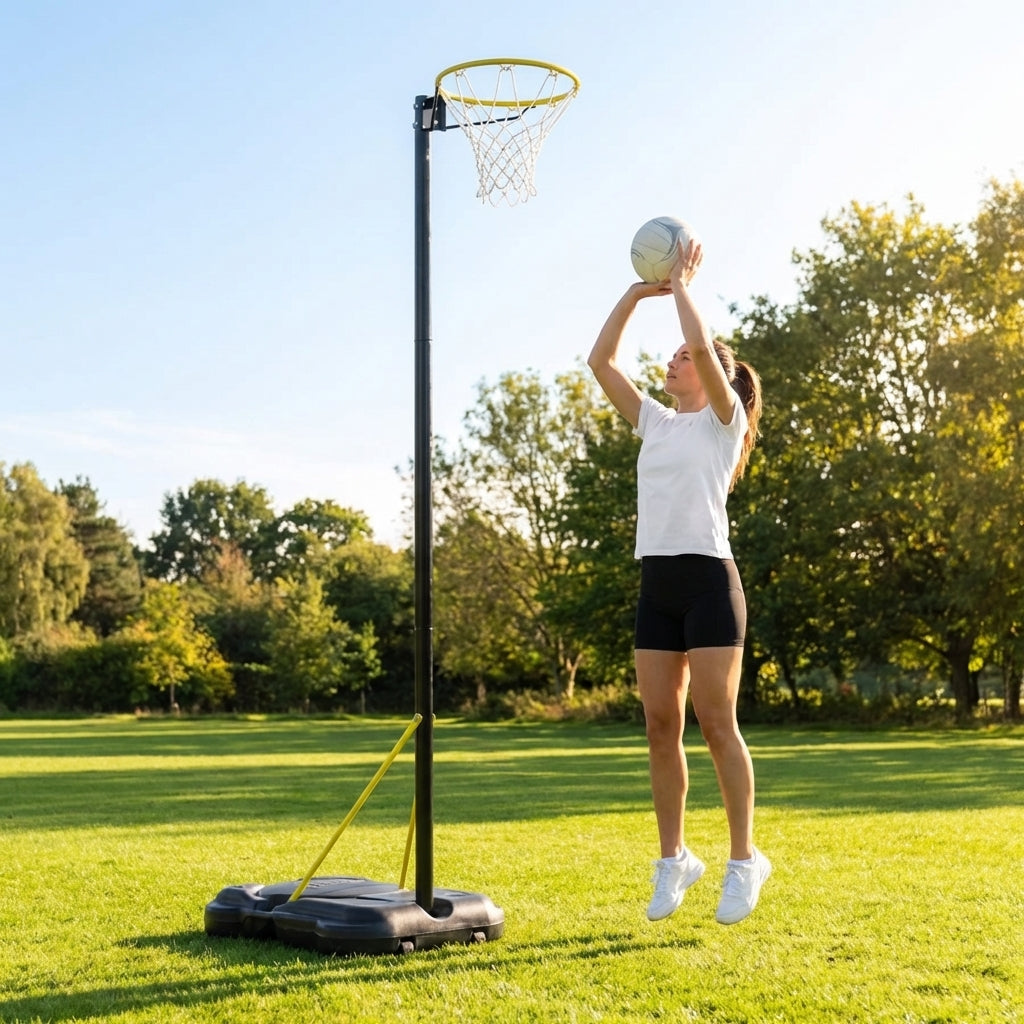 Adjustable Netball Posts – Indoor/Outdoor Use