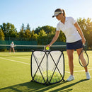 Pop-Up Ball Caddy with 80 Ball Capacity for Sports Training