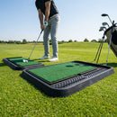 Rubber golf mat base for driving ranges, available in Standard and Pro sizes - product detail
