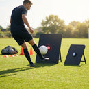 Interactive rebound boards for football training with advanced features