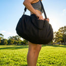 Everyday gym bag with durable fabric for sports and travel - product detail