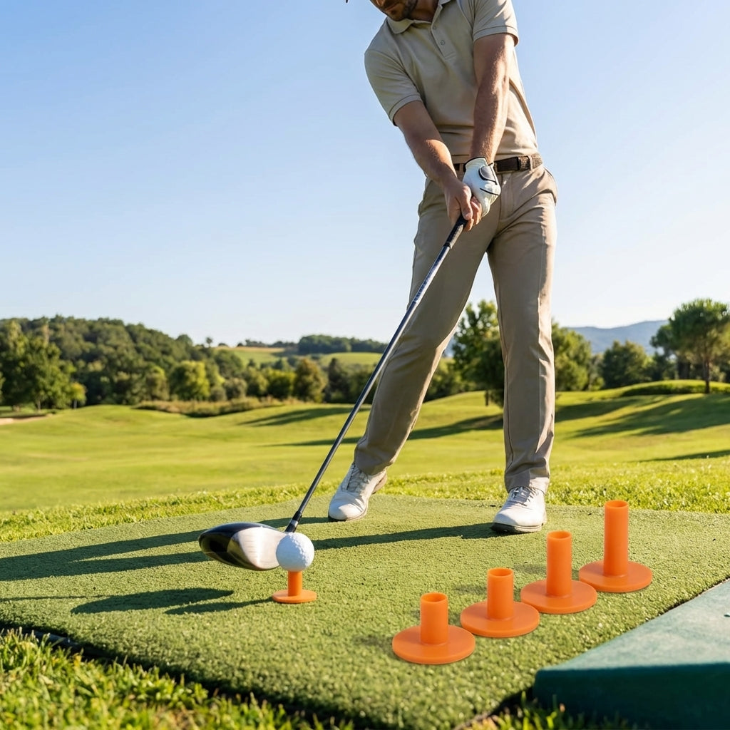 Rubber Driving Range Tees – Mixed Sizes