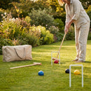 Senior Pro Croquet Set with wooden mallets and coloured balls - product detail