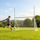 8ft x 5ft GAA Football and Hurling Goal Posts made from sturdy uPVC