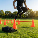 Tri cone hurdles set for sports training available in multiple colours