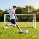 Men's football shorts made from lightweight polyester, ideal for matches