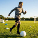 Junior grey quarter-zip sports top, perfect for active juniors - product detail