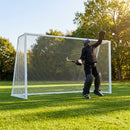 PVC hockey goal for junior training, 10ft x 6ft, weatherproof