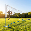 Portable Football Tennis Net with Steel Frame for Indoor and Outdoor Use