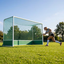 Resilient white hockey goal nets for training - product detail