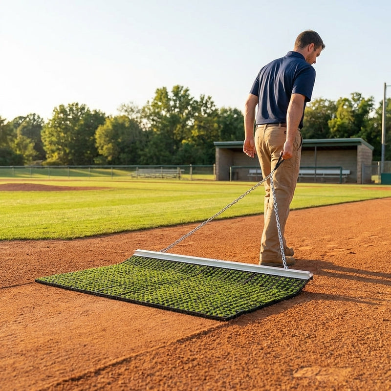 Baseball Field Drag Mat – Combi PVC & Aluminium