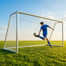 12ft x 6ft aluminium football goal for mini-soccer and training
