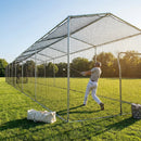 Baseball Batting Cage Net with Galvanized Steel Connectors - product detail