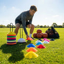 Multi-coloured basketball training marker cones - product detail