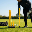 Flexible Cricket Stumps set with customisable options for training