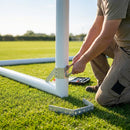 Durable aluminium corner bracket for football goals