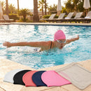 Silicone swimming caps available in five colours for training - product detail
