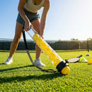 Pickleball pick-up tube with 13 ball capacity for court clean-up