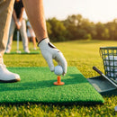 Pack of 5 durable 45mm rubber driving range tees for golf practice