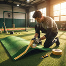 Double sided tape for securing baseball mats with heavy duty adhesive