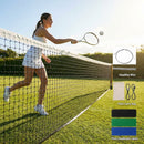 33ft singles tennis net with durable HDPE construction for home and school courts - product detail