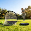 Tennis Training Target Net with 60cm Diameter for Garden and Park Use