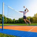 Custom volleyball court floor tiles in various colours with weatherproof and UV treated features