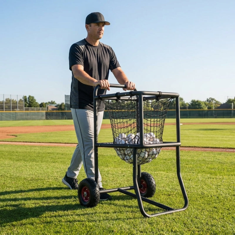 Baseball Ball Carry Cart – Steel Frame