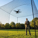 Drone netting in standard size black for indoor and outdoor use - product detail