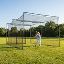 60ft baseball batting cage net made from UV stabilised twine for outdoor use